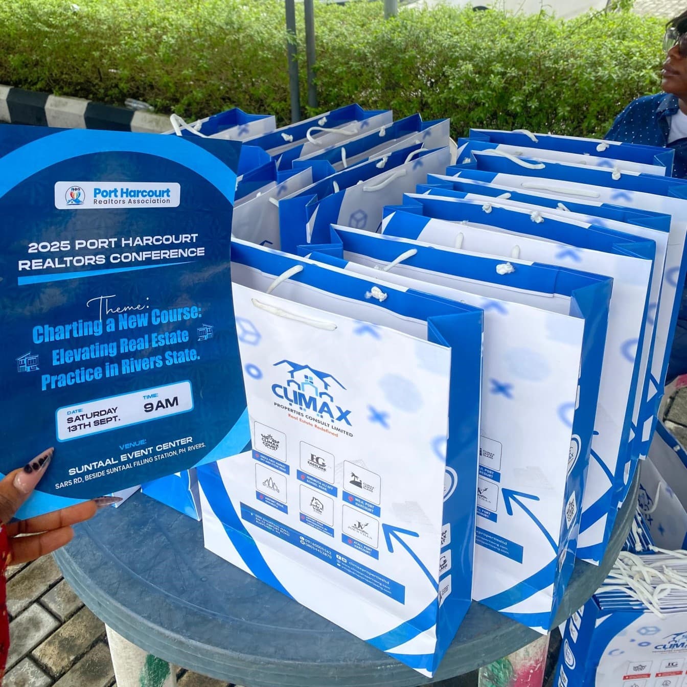 Branded Gift Bags at the Realtors Conference