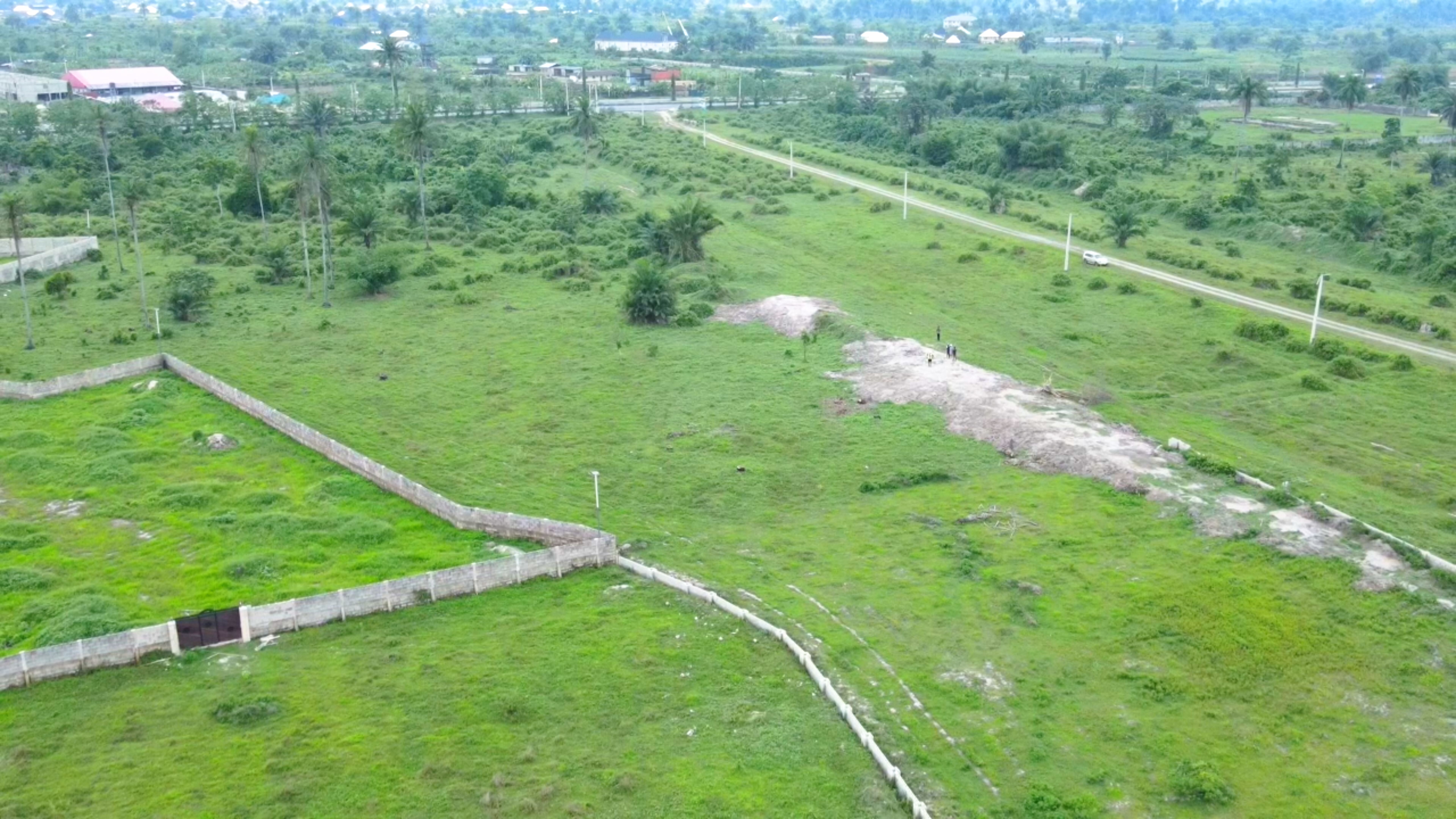 Green landscaping and infrastructure layout at Prime Vista Residence I